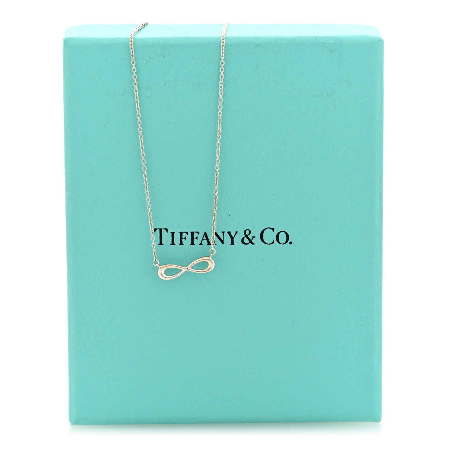 Sterling Silver Mini Infinity Pendant Necklace