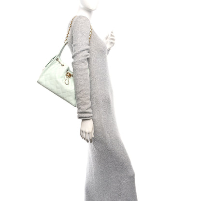 Chanel Caviar Quilted Small Chanel 25 Handbag Light Green 2 of 13