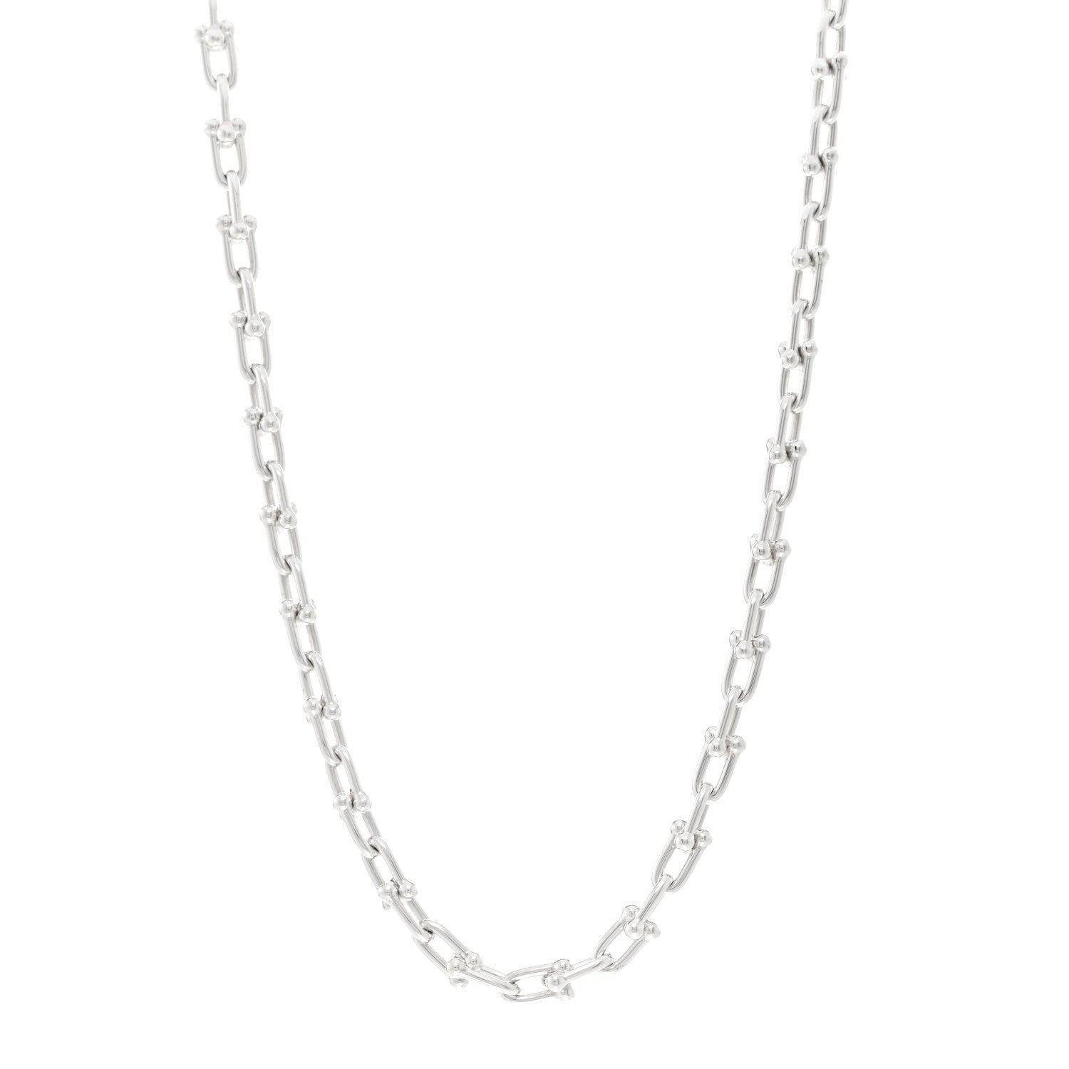 Tiffany Sterling Silver Small HardWear Link Necklace 1 of 4