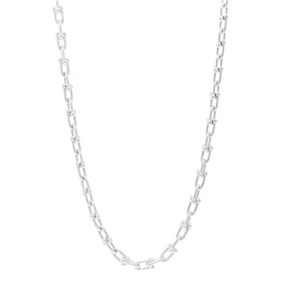 Tiffany Sterling Silver Small HardWear Link Necklace 1 of 4