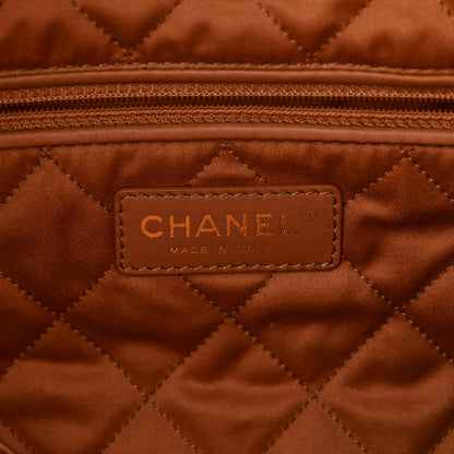 Chanel Shiny Calfskin Quilted Small Chanel 22 Beige 7 of 12