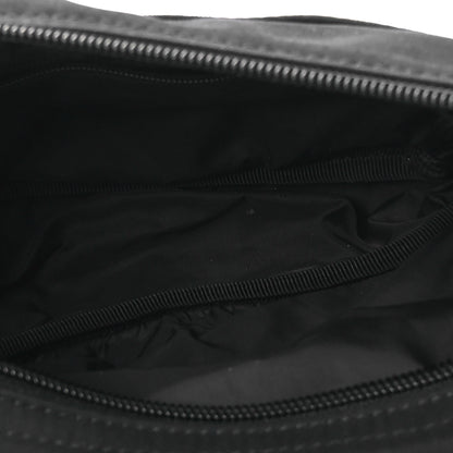 Balenciaga Recycled Sport Nylon Logo Embroidered Wheel Sling Bag Black White 5 of 14