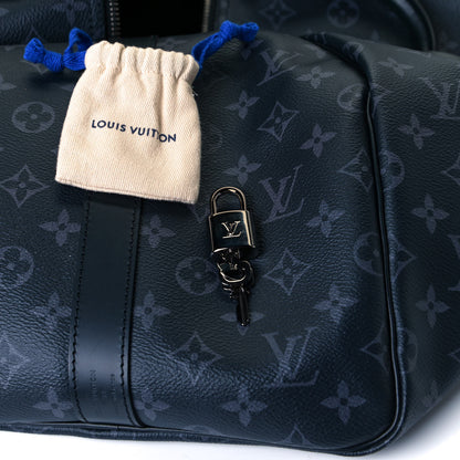 Louis Vuitton Monogram Eclipse Keepall Bandouliere 55 12 of 12