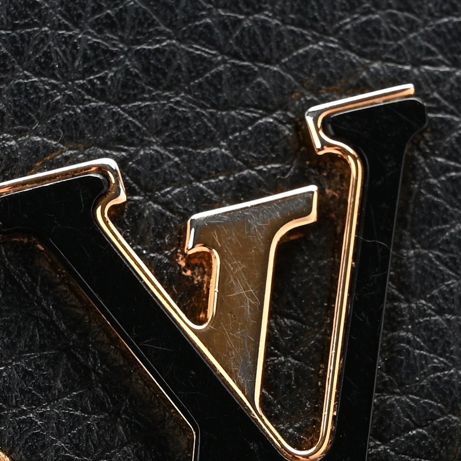 Louis Vuitton Taurillon Capucines Studded Compact Wallet Black 13 of 13
