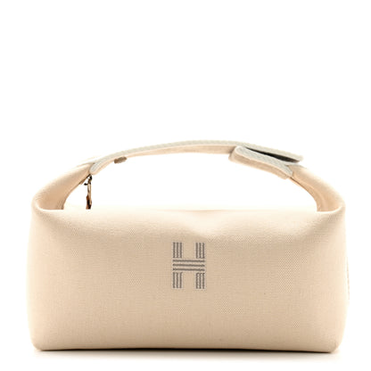 Hermes Canvas Small Bride-A-Brac Pouch Natural 1 of 6