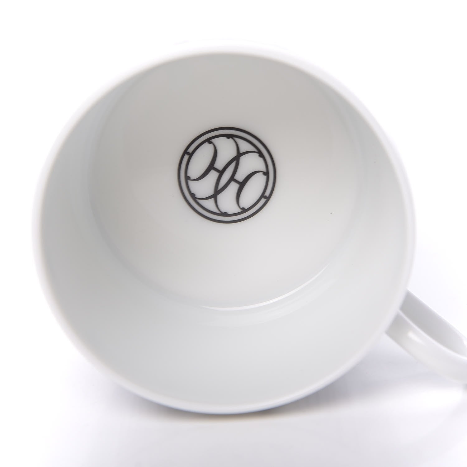 Hermes Porcelain H Deco Tea Cup And Saucer Set Of 2 7 of 10