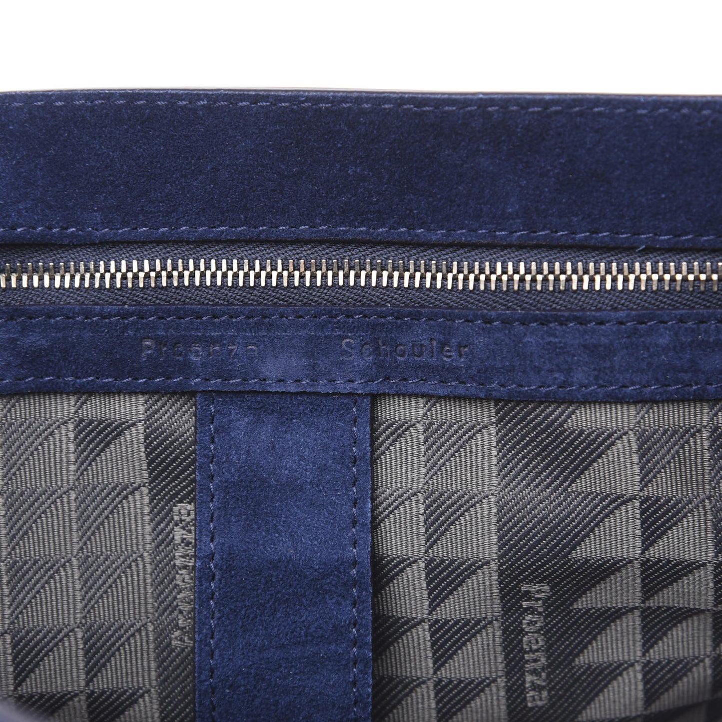 Suede Fringe Medium PS1 Satchel Indigo