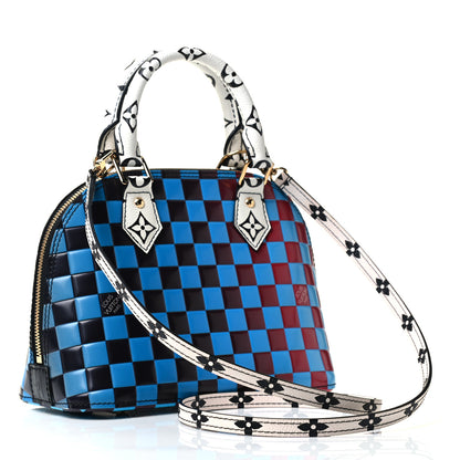 Louis Vuitton Epi Damier Race Alma BB Blue Vert 2 of 4