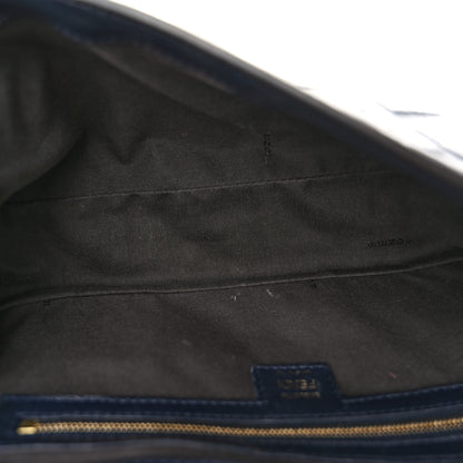 Fendi Nappa FF 1974 Embossed Baguette Midnight 5 of 11