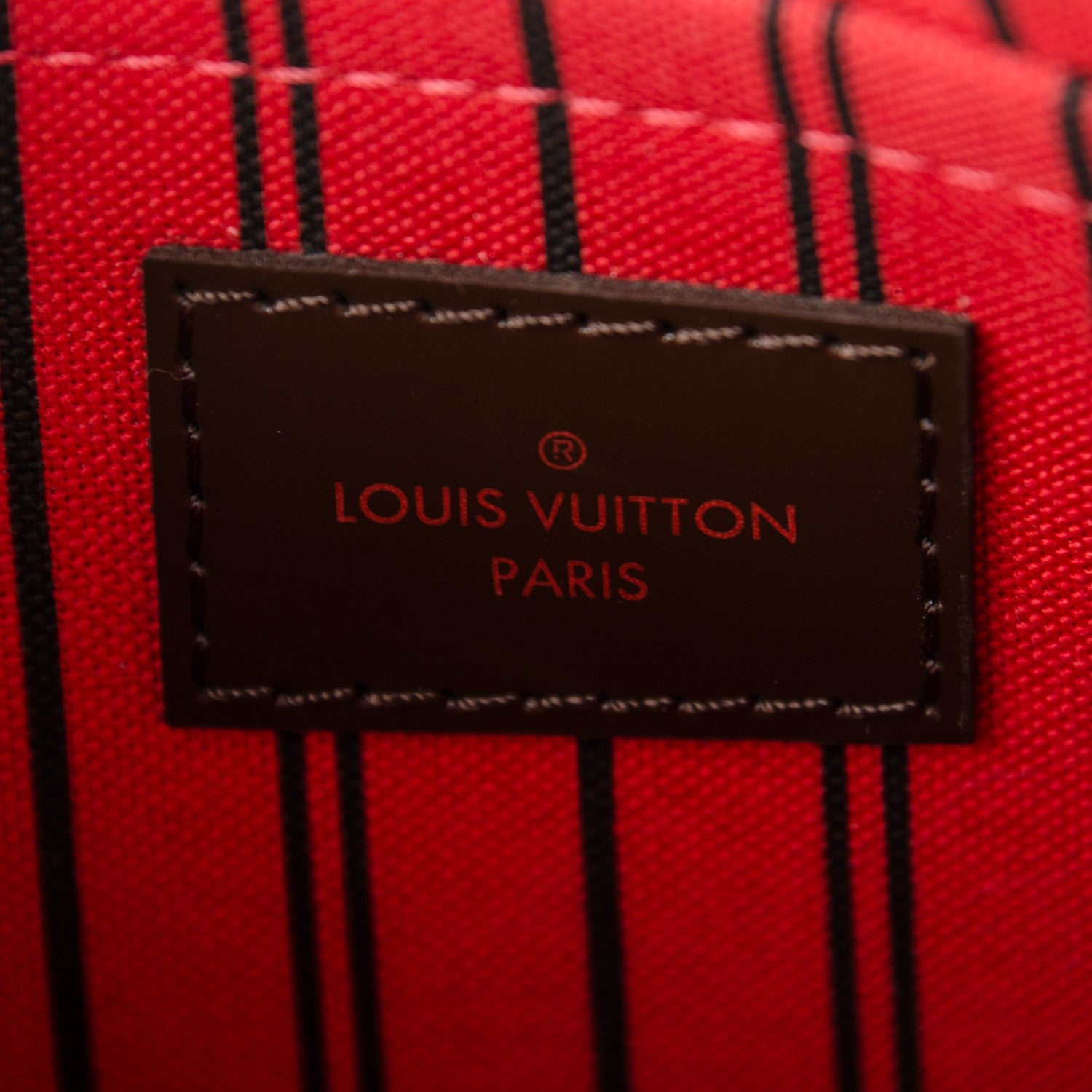 Louis Vuitton Damier Ebene Neverfull MM GM Pochette 6 of 7