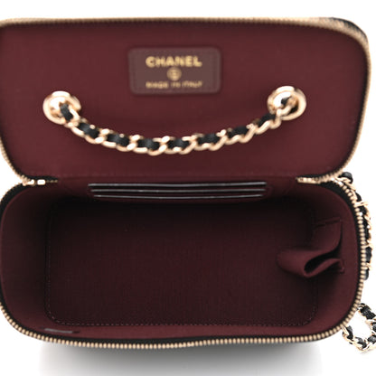 Chanel Caviar Quilted Small Vanity Case With Chain Black 5 of 11