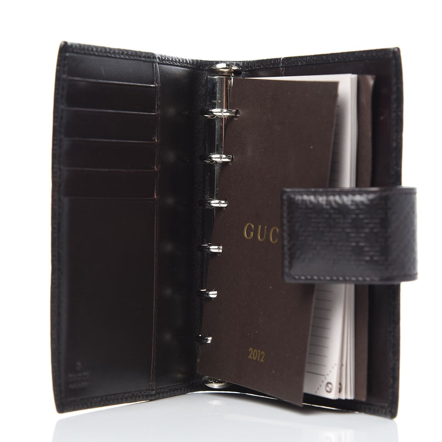 Bright Diamante Standard Agenda Black
