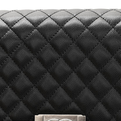 Chanel Caviar Quilted Medium Boy Flap Black 8 of 11