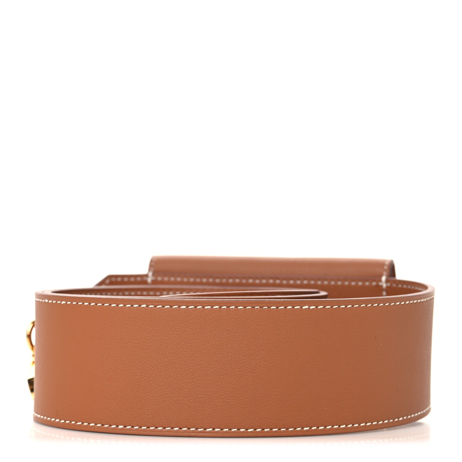 Hermes Swift Shearling Kelly Pocket Plush Shoulder Strap Gold 2 of 6