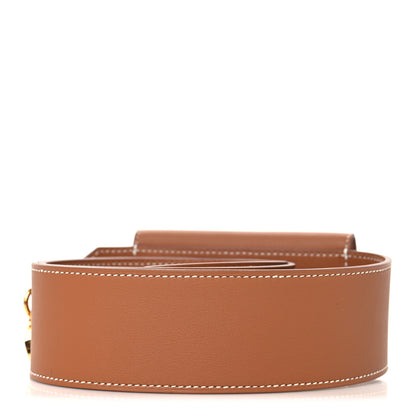 Hermes Swift Shearling Kelly Pocket Plush Shoulder Strap Gold 2 of 6
