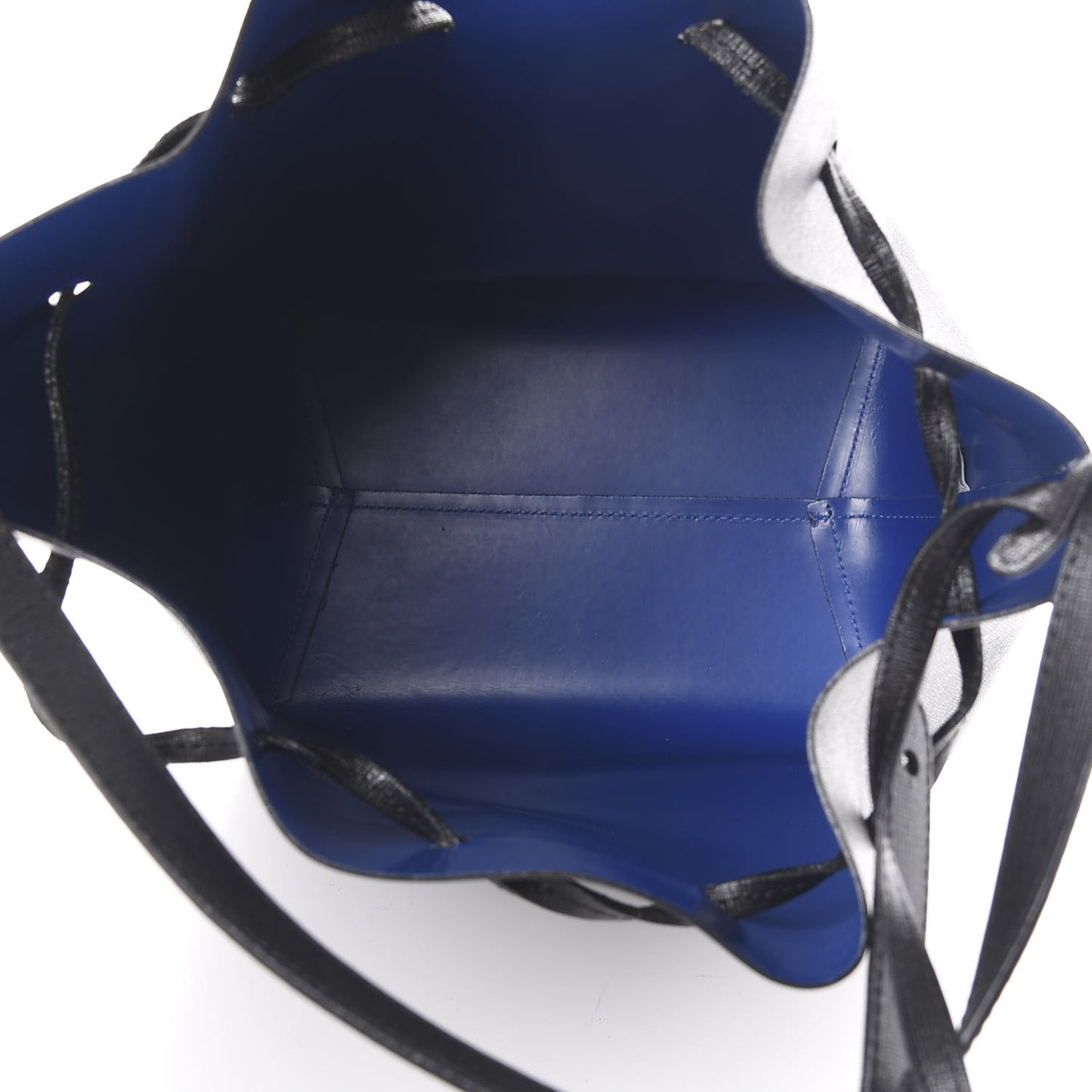 Saffiano Bucket Bag Black Royal