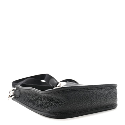 Hermes Taurillon Clemence Evelyne TPM Black 4 of 10