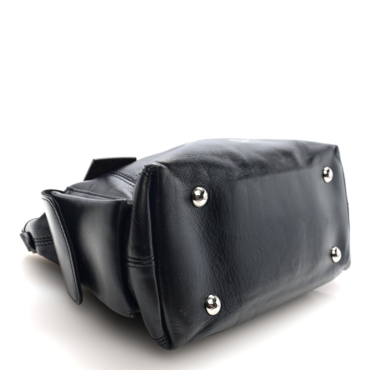 Louis Vuitton Lambskin CarryAll Cargo Vibe PM Black 4 of 9