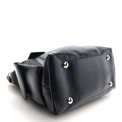 Louis Vuitton Lambskin CarryAll Cargo Vibe PM Black 4 of 9