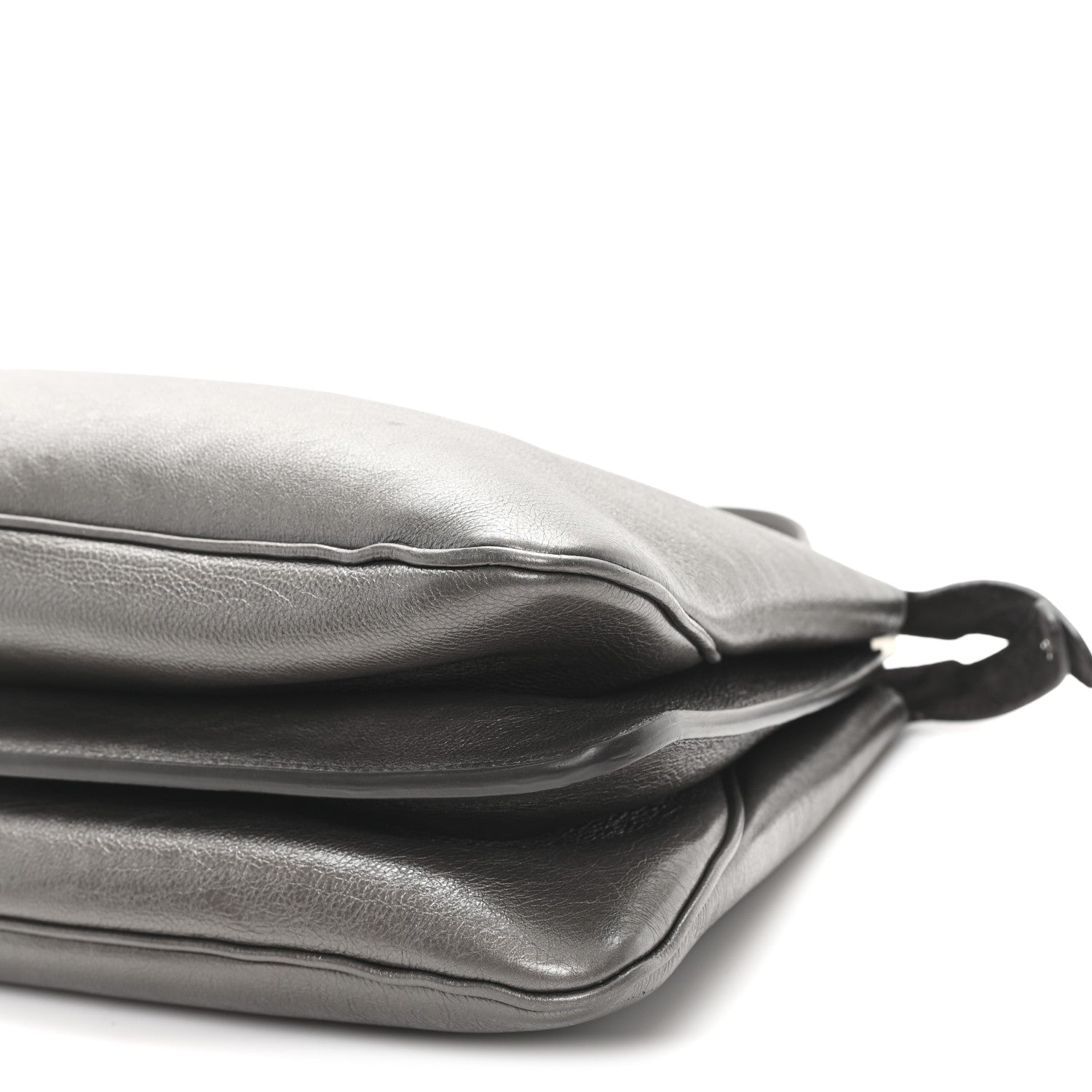 Fendi Metallic Vitello Large Soft Peekaboo Tortora 10 of 11