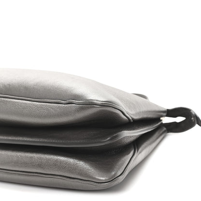 Fendi Metallic Vitello Large Soft Peekaboo Tortora 10 of 11