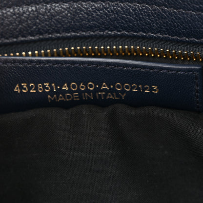 Balenciaga Chevre Gold Metallic Edge Hardware S City Bleu Nuit Dark Sea 8 of 13