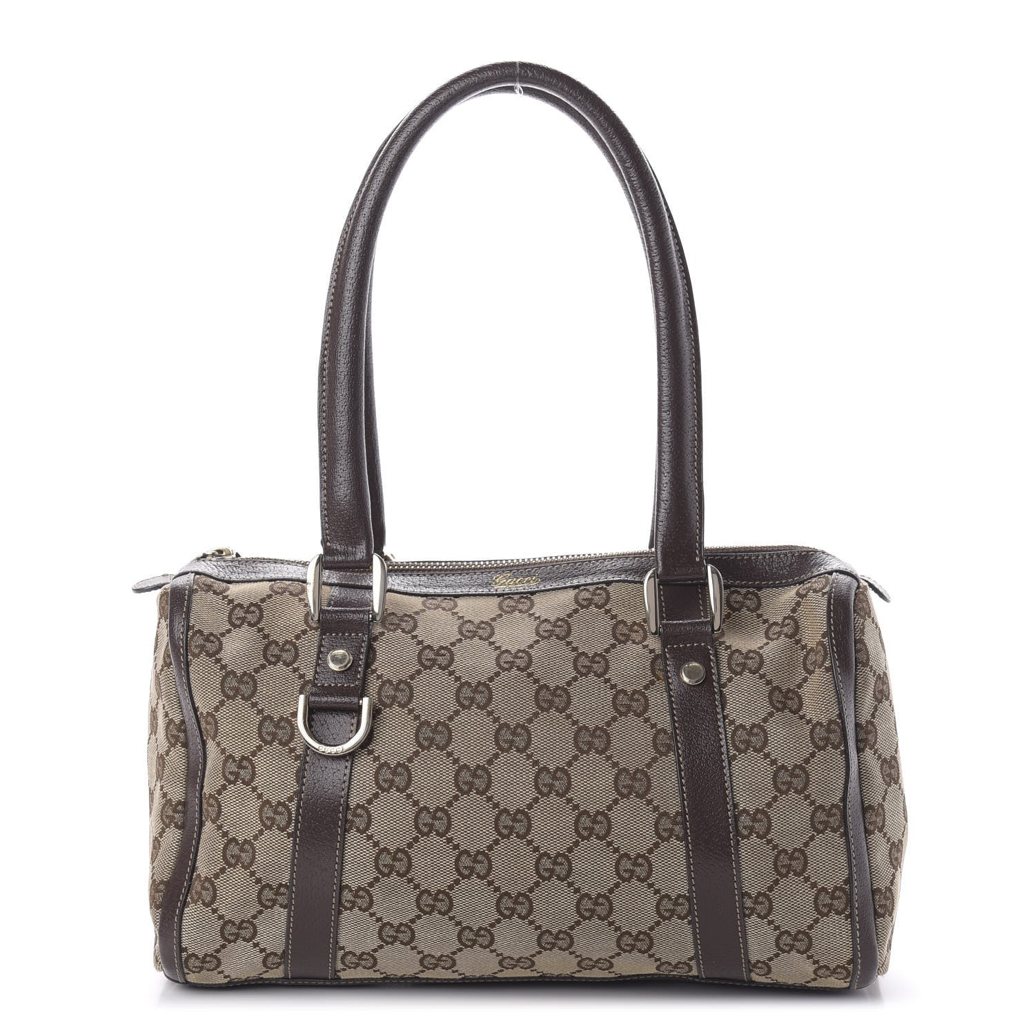 Gucci Monogram Small Abbey Boston Dark Brown 1 of 10