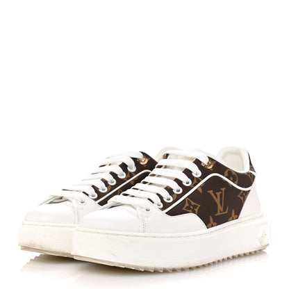 Louis Vuitton Monogram Nylon Time Out Sneakers 35 4 of 10