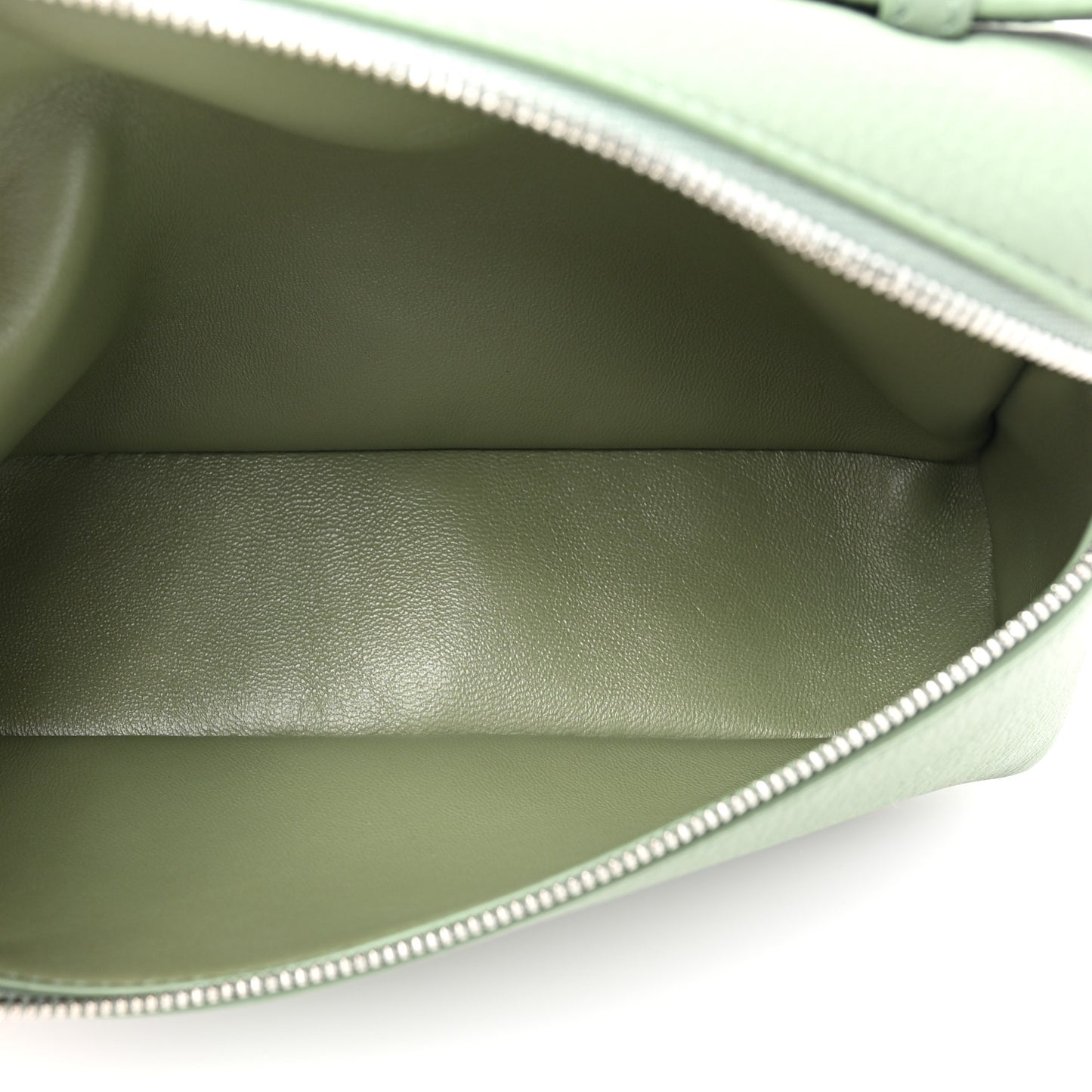 Grained Calfskin L19 Extra Pocket Pouch Sage Brush Leaves