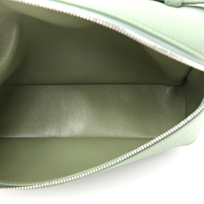Loro Piana Grained Calfskin L19 Extra Pocket Pouch Sage Brush Leaves 5 of 9