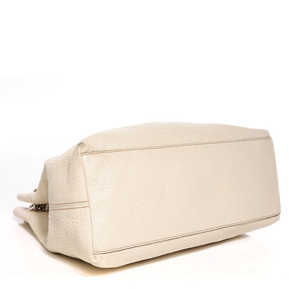 Gucci Pebbled Calfskin Medium Soho Chain Shoulder Bag Off White 4 of 7