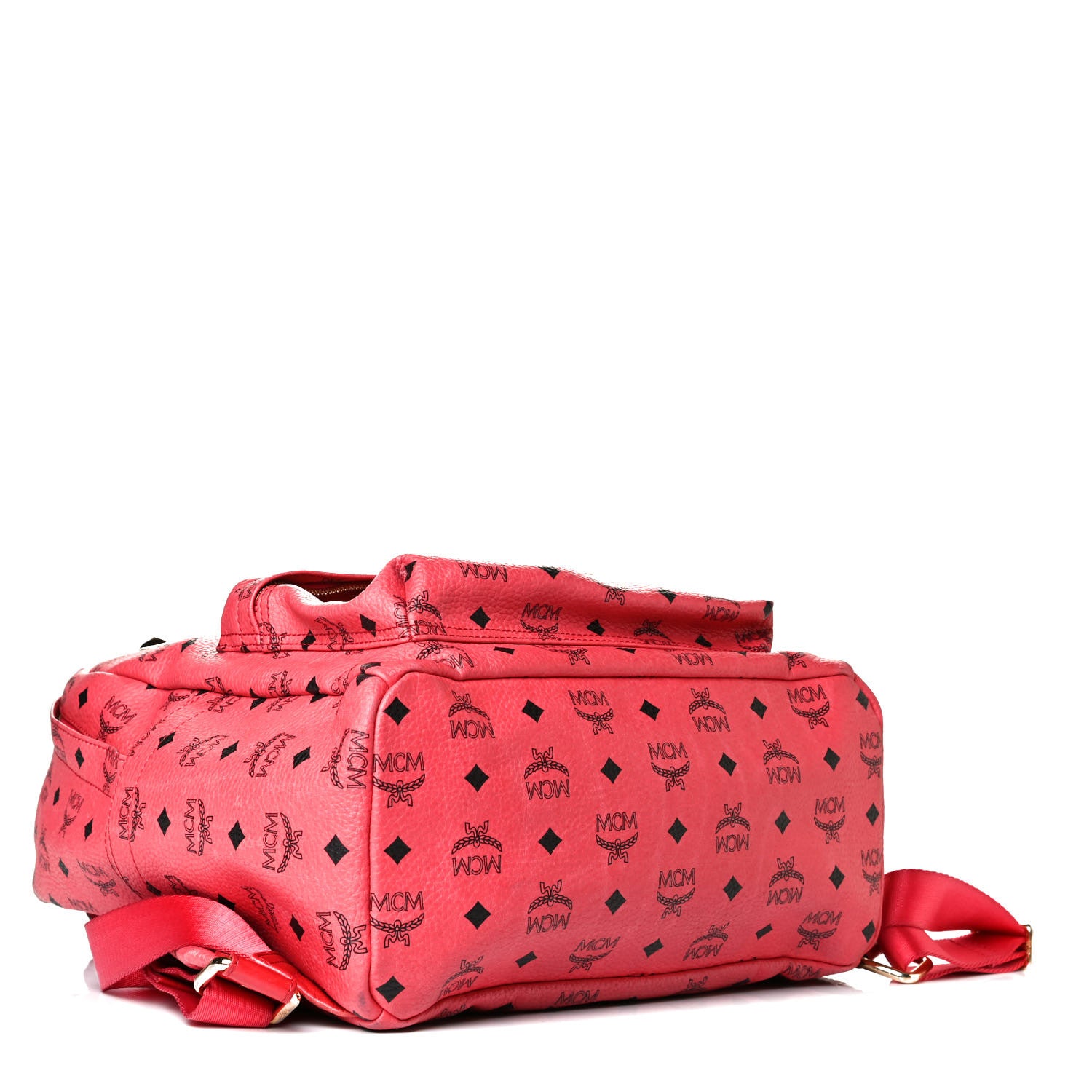 MCM Visetos Medium Sprinkle Stud Stark Backpack Corail 3 of 7