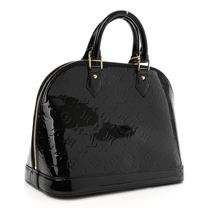 Louis Vuitton Vernis Alma PM Noir Magnetique 3 of 9
