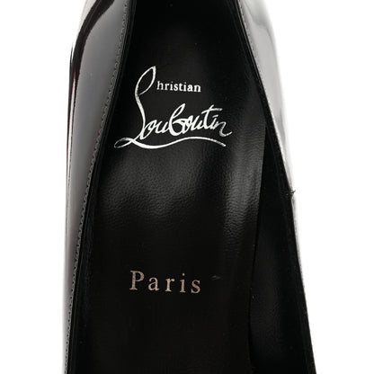 Christian Louboutin Metallic Patent Psychic So Kate 120 Pumps 37.5 Black 6 of 7