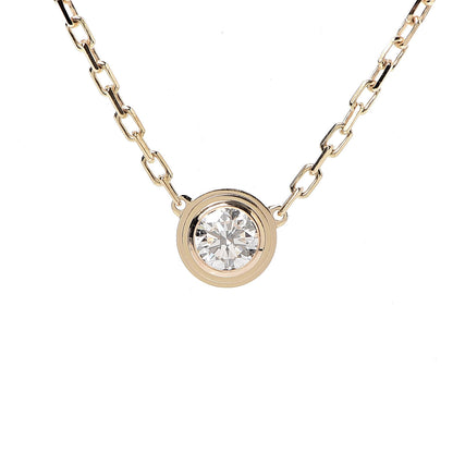 Cartier 18K Pink Gold Diamond LM D'Amour Pendant Necklace 4 of 5