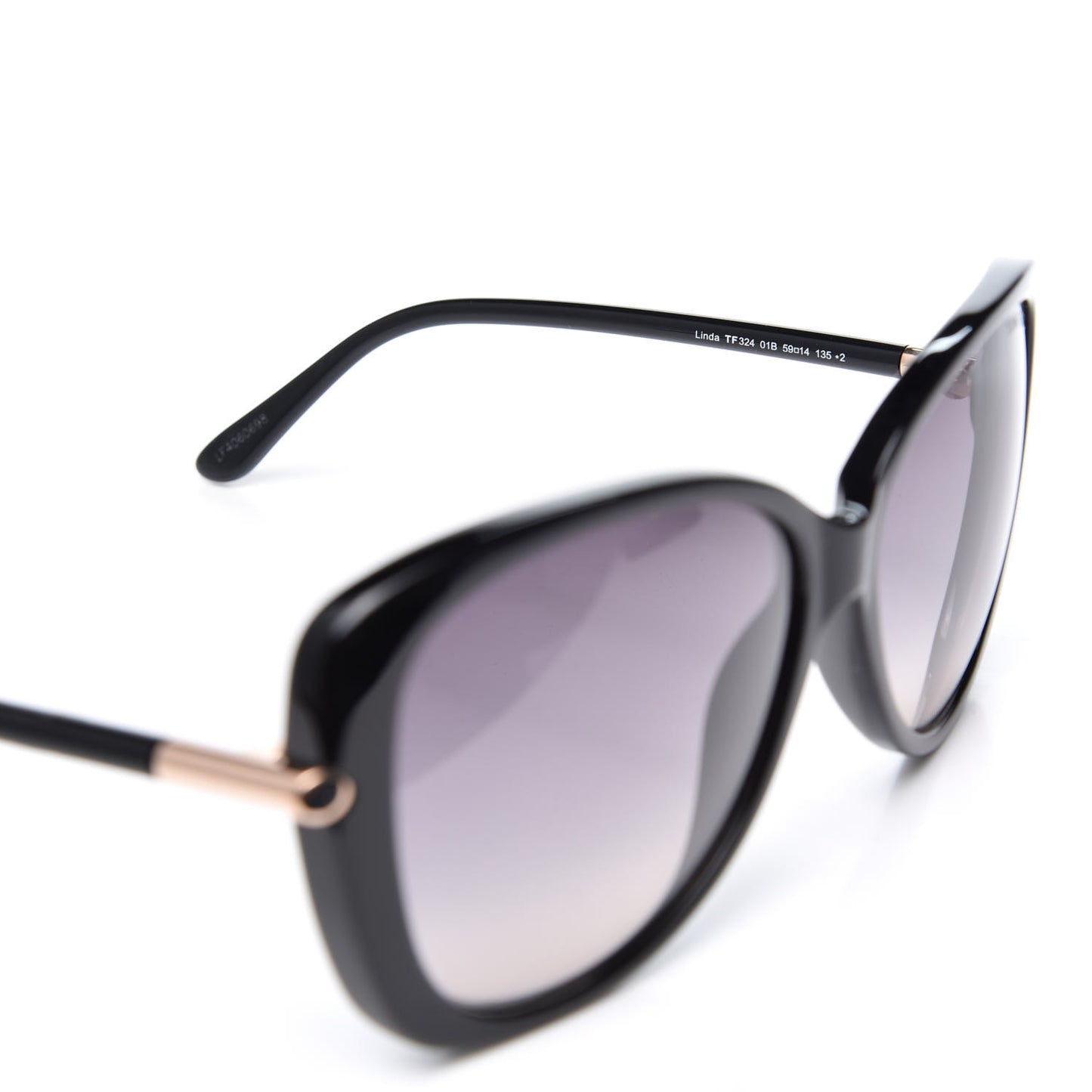 Linda Butterfly Sunglasses TF324 Black