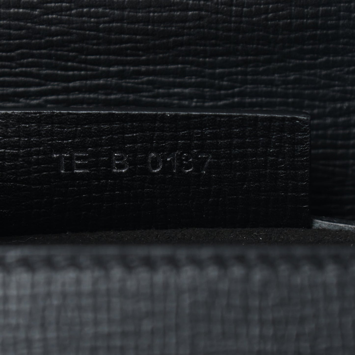 Textured Calfskin Mini Pandora Box Crossbody Bag Black