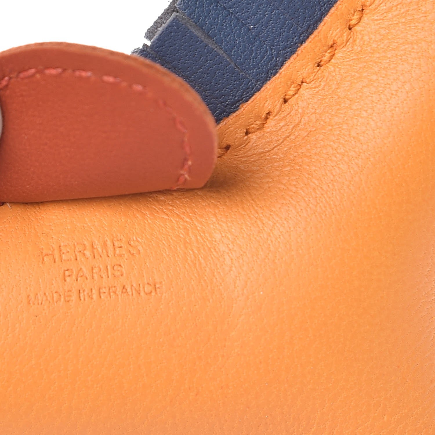 Hermes Milo Lambskin Grigri Rodeo Horse Bag Charm PM Jaune D'Or Bleu Agate Cornaline 3 of 4