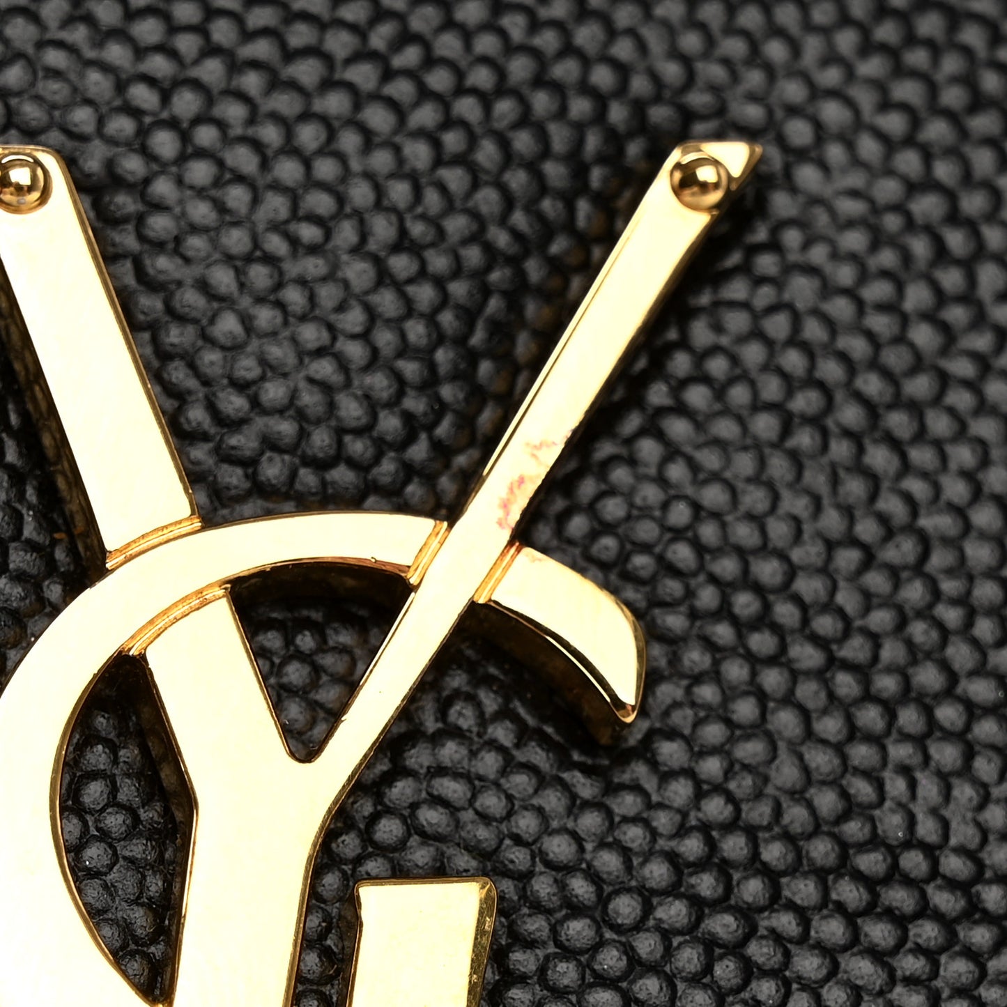 Grain De Poudre Small Monogram Kate Satchel Black