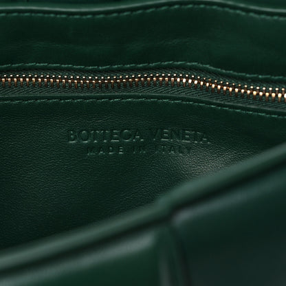 Bottega Veneta Lambskin Maxi Intreccio Padded Chain Cassette Crossbody Bag Racing Green 6 of 13