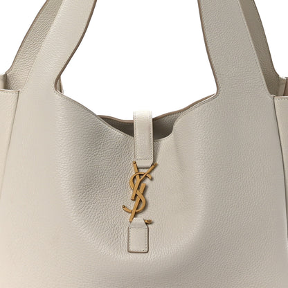 Saint Laurent Grained Deerskin Bea Tote Blanc Vintage 8 of 10