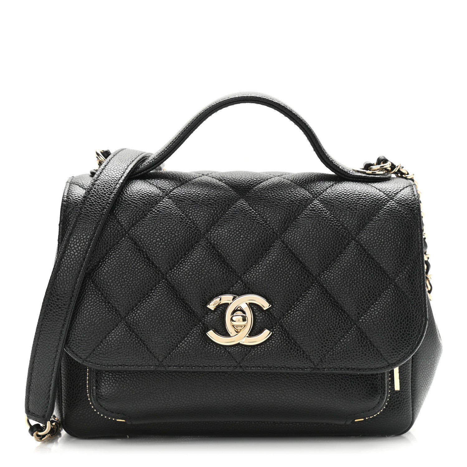 Chanel Caviar Quilted Small Business Affinity Flap Black 1 of 8