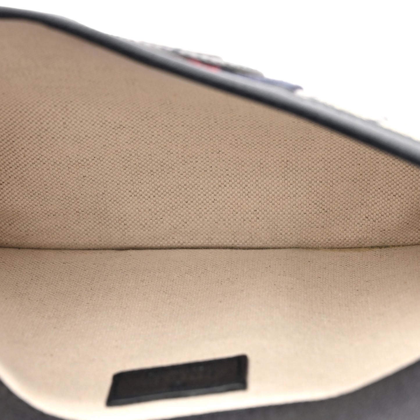 GG Supreme Monogram Web Small Ophidia Belt Bag 90 36 Beige Navy