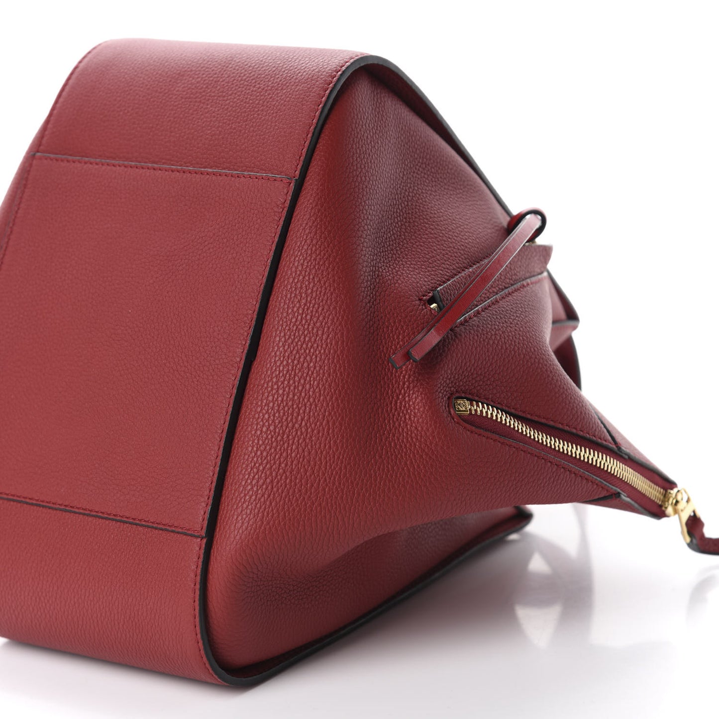 Calfskin Small Hammock Shoulder Bag Dark Red