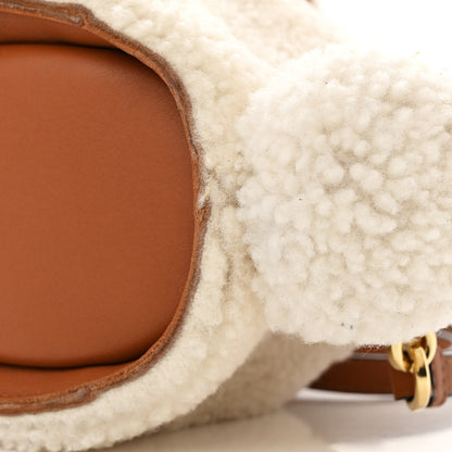 Loewe Shearling Mini Bunny Crossbody Bag Natural 10 of 10