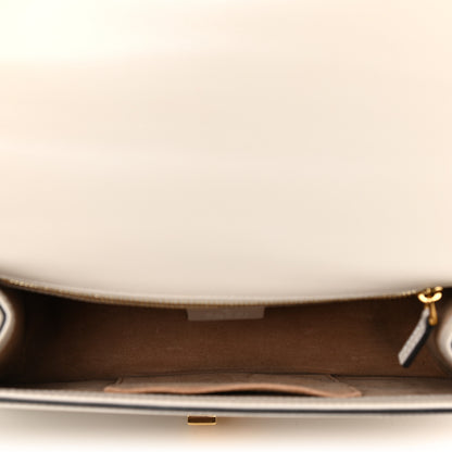 Gucci Calfskin Small Sylvie Shoulder Bag Off White 5 of 13