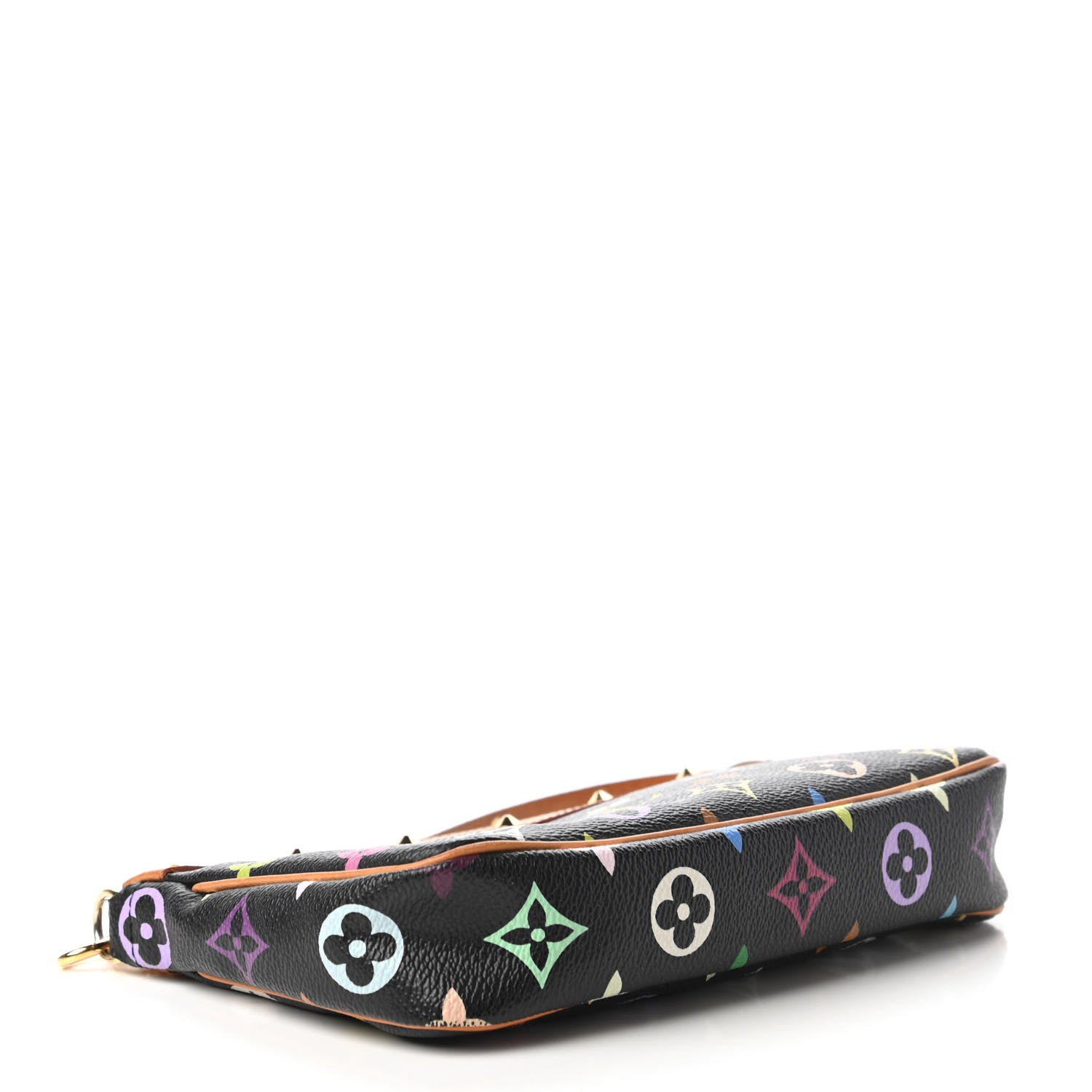 Louis Vuitton Monogram Multicolor Pochette Accessories Black 4 of 11