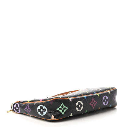 Louis Vuitton Monogram Multicolor Pochette Accessories Black 4 of 11