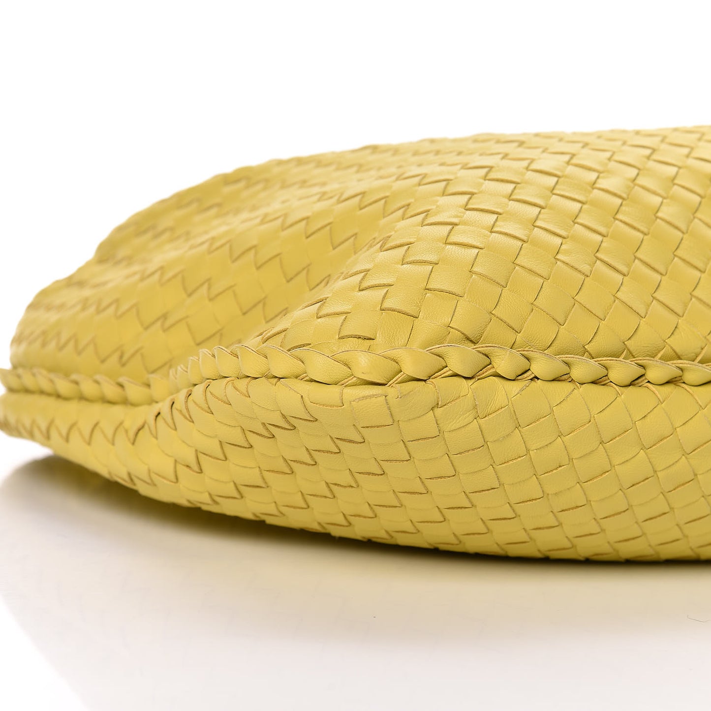 Nappa Intrecciato Large Veneta Hobo Yellow