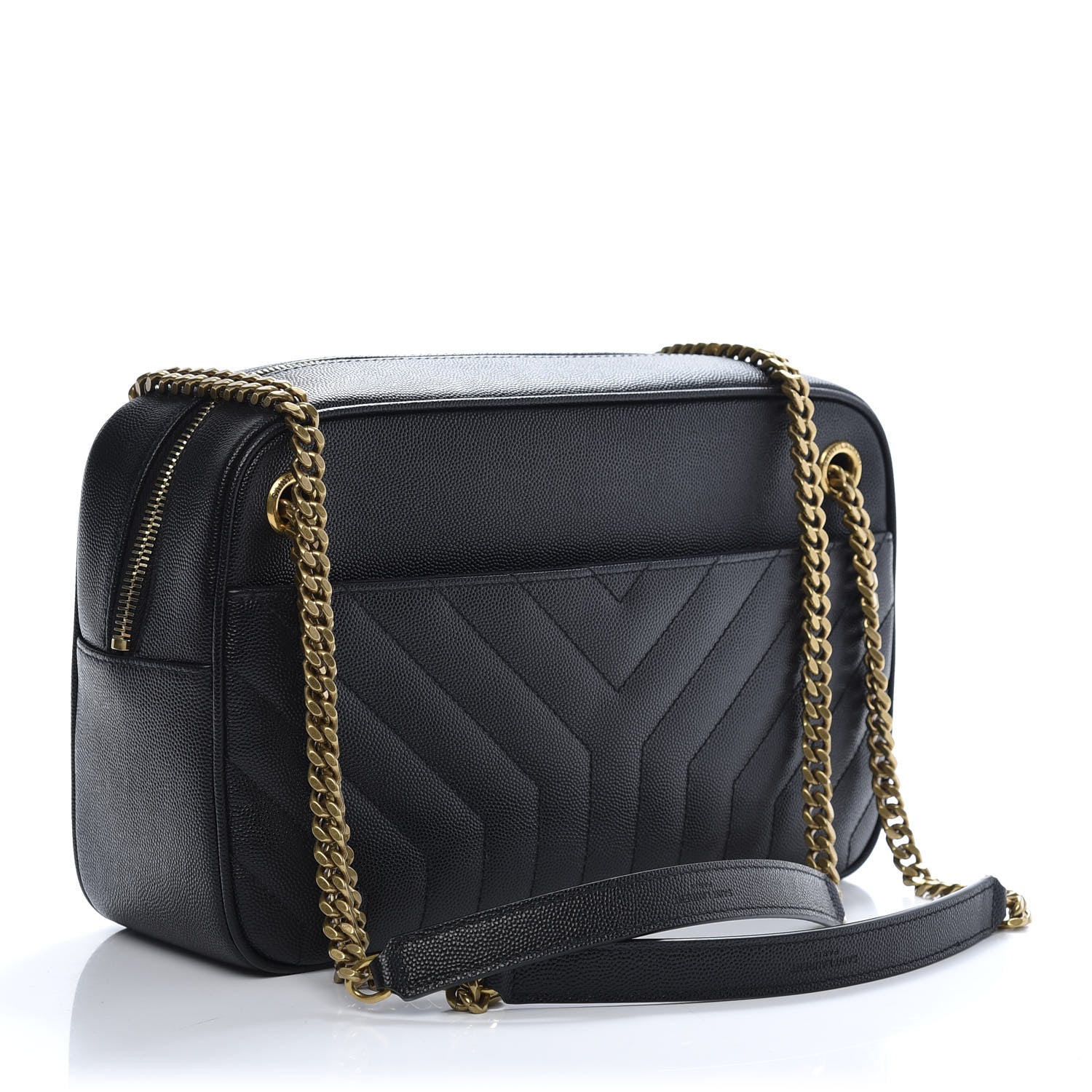 Saint Laurent Calfskin Matelasse Joan Camera Bag Black 3 of 10